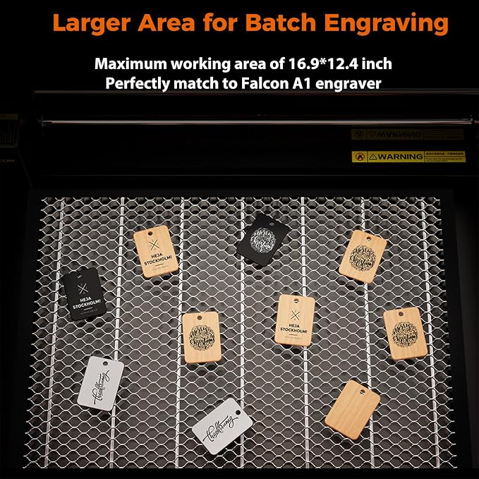 Creality Honeycomb Laser Bed for Falcon A1 Laser Engraver, Honeycomb Platform for Laser Engraving and Cutter Machine (18.1 * 13.6 in)