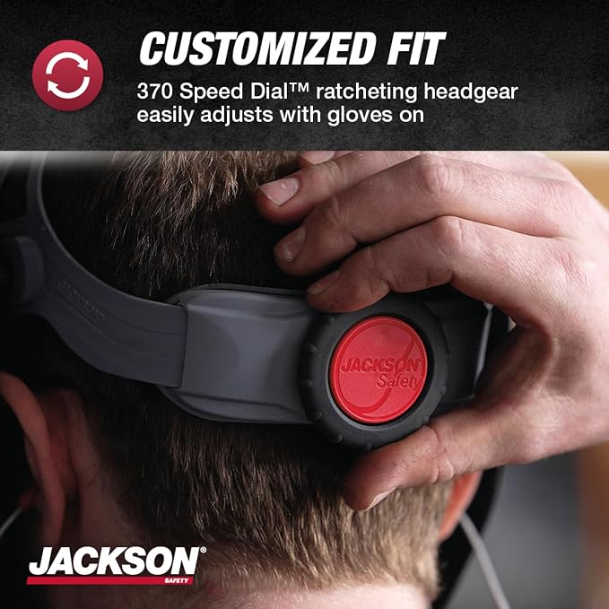 Jackson Safety Premium Graphic Welding Hood with Digital ADF - Ultra Lightweight Auto Darkening Welding Helmet - ANSI Z87.1 (Multiple Styles)