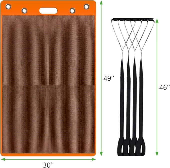 Oversized Large Appliance Slider with Pull Strap,Furniture Moving Slides for Floor Protection Premium Moving Mat for Tile Carpet and Hardwood Floor