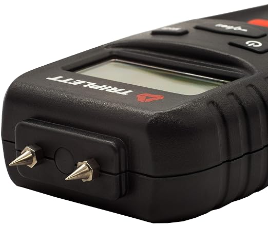 Triplett Pin/Pinless Non-Invasive Moisture Meter for Wood and Building Materials with Audible Indicator (MS150)