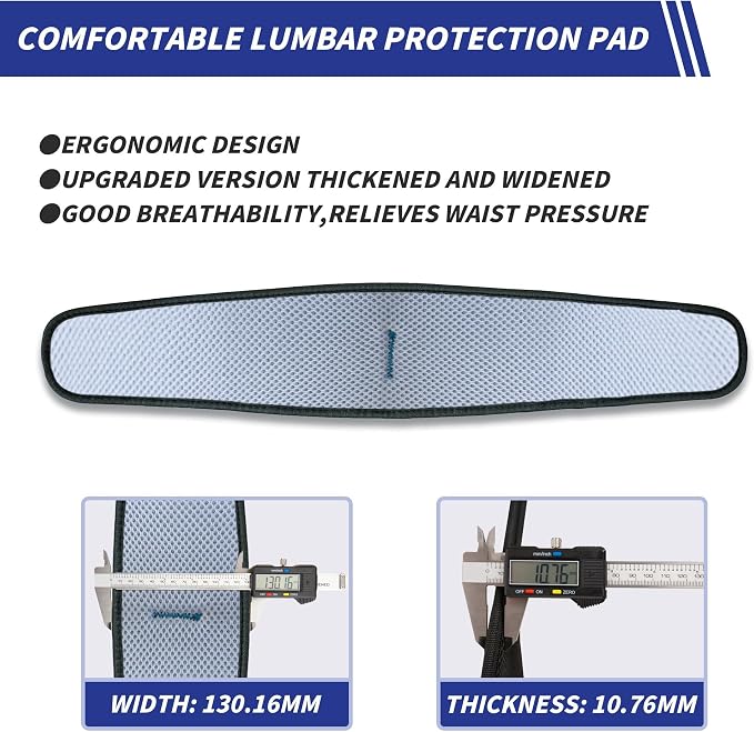 DIJJIG Universal Full Body Fall Protection Safety Harness with Dorsal D-Ring and Mating Buckle Legs，roofing harness construction harness ANSI/ASSP Compliant,internal Shock Absorbing landyard&Hook