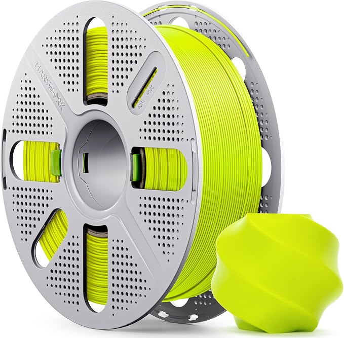 PLA Basic, Pre-Dried Filament with Quick-Swap Reusable Spool 1kg (2.2lbs), 1.75mm 3D Printing Filament, Compatible with Bambu Lab 3D Printers – Bright Green