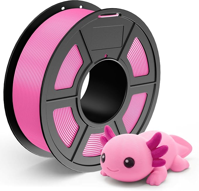 TECBEARS PLA Filament 1.75mm, Neatly Wound 3D Printer Filament, Dimensional Accuracy +/- 0.02 mm, 1Kg Spool(2.2 lbs), Fits for Most FDM 3D Printers, Pink