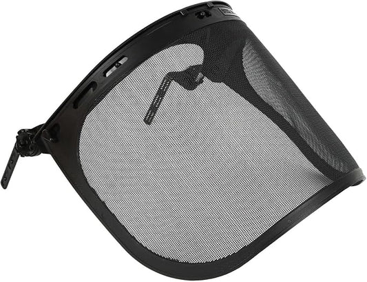 UM ULTRAMAXX Full Face Shield Eye & Head Protection, Hard Hat Replacement Mesh Face Shield Attachment, Adapter for Hard Hat and Safety Helmets (Mesh Face Shield)