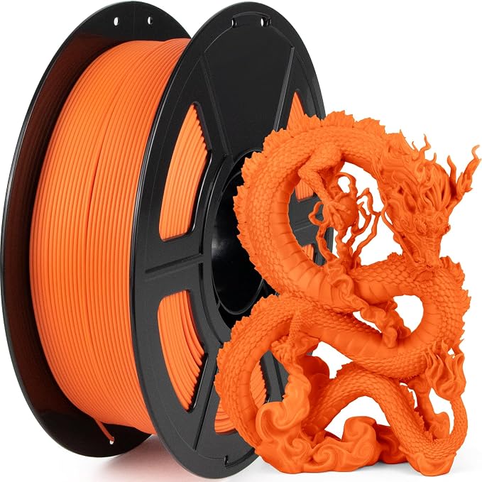 iSANMATE Rapid PLA Plus Filament 1.75mm Orange 1KG, Halloween Orange 3D Printer Filament, Fast Printing Speed PLA, for Bambu Lab 3D Printers,AMS,AMSLite, 1kg Spool (2.2lbs)