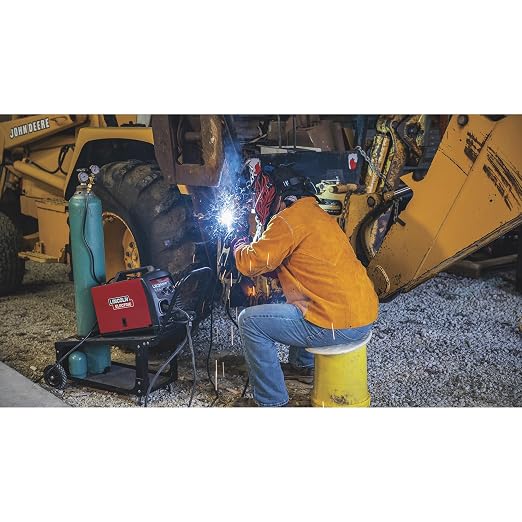 Lincoln Electric KH807XL Brown X-Large Flame-Resistant Heavy Duty Leather Welding Jacket