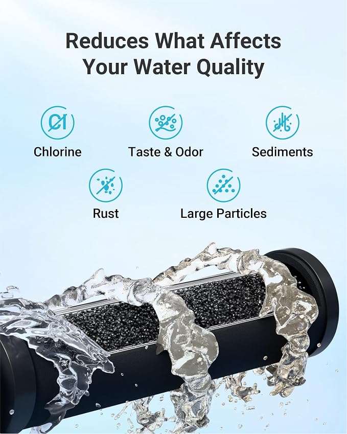 AQUA CREST Gravity Water Filter, Replacement for Berkey® BB9-2® Black Carbon Filter, Compatible with Purewell®, ProOne®, Waterdrop Gravity Water Filter System, NSF/ANSI 42&372 Certified, 2 Pack
