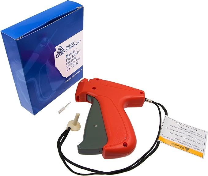 Mark III Fine Fabric Pistol Grip Tagging Tool – Mark III 10312 Tagging Gun for Retail Tagging of Fine Fabrics and Other Light Materials
