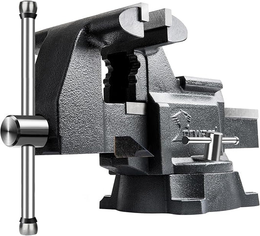 Forward CR50A-5.5In Bench Vise Heavy Duty Vice with Anvil and 210 Degrees Swivel Base (5 1/2")