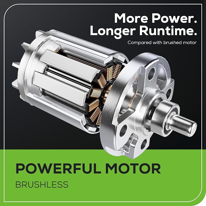 Greenworks 24V Brushless 1950 in./lbs Impact Driver, 1/4-inch Hex Variable Speed, Tool Only