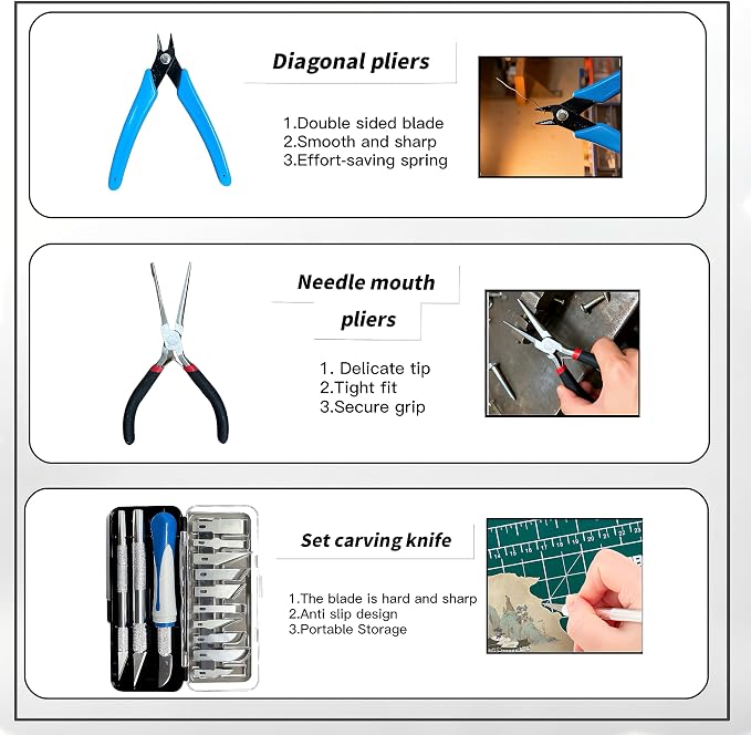 3D Printer Tools Kit,214 PCS 3D Printing Accessory Tools Kit | With Password Lock Storage Bag,3D Printer Accessory Including Removing ,Cleaning ,Preprocessing ,Finishing Tools