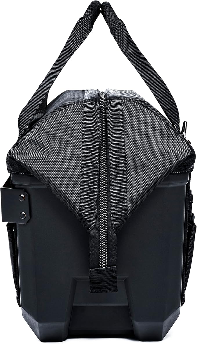 ToughBuilt ClipTech Series – Massive Mouth 12" Tool Bag, Wide-Opening Hard Body Design with 25 Pockets, Waterproof Base & Shoulder Strap (TBL-CT-62-12)