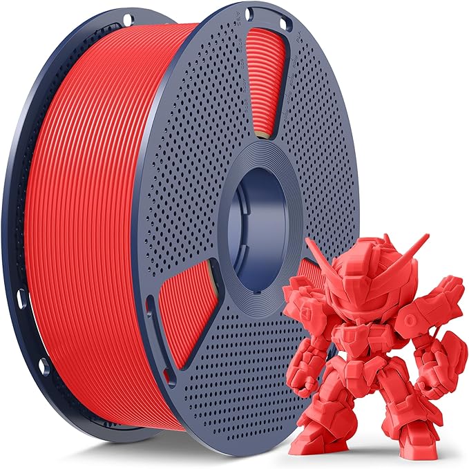 SUNLU High Speed PLA Filament 1.75mm, Meta Red 1KG Spool | ±0.02mm accuracy, tough impact resistant, neat wound no tangles, fits FDM printers, PLA Meta 1.75mm Red 1KG (2.2lbs)