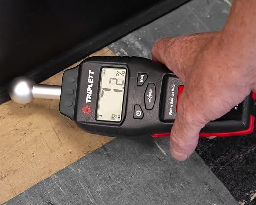 Triplett MS300 Pinless Moisture Meter for Wood and Building Materials with Audible Indicator