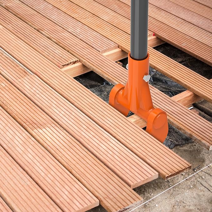Insaga Pallet Buster Tool - Fully Welded Deck Board Removal Tool for Demolition, Heavy Duty Deck Wrecker Pry Bar, Wooden Pallet Dismantling Tool (Head Only, No Handle)