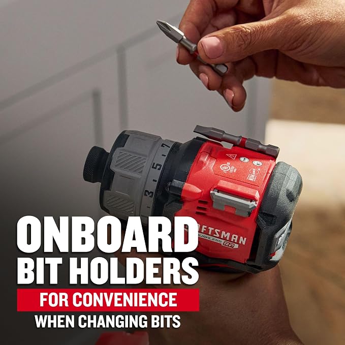 CRAFTSMAN V20 Cordless Screwdriver, Bare Tool Only (CMCF610B)