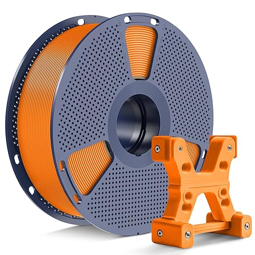 PETG Filament 1.75mm, Ultra Tough, Heat Optimized, Odorless, 1kg(2.2lbs) SUNLU PETG 3D Printer Filament, Dimensional Accuracy +/- 0.02mm, Orange