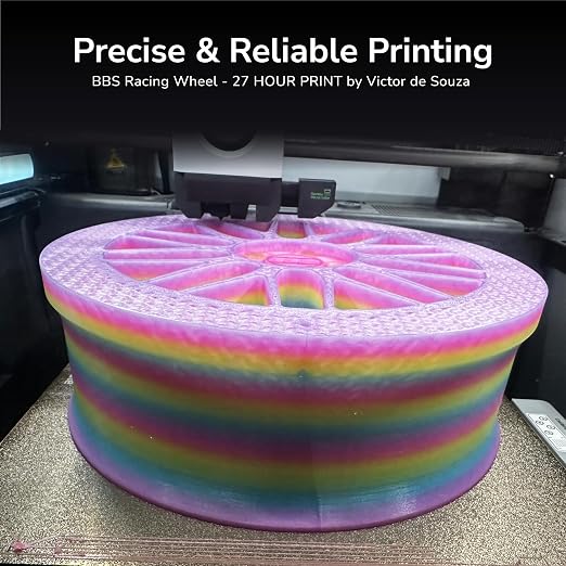 Polymaker Panchroma Luminous PLA Filament 1.75mm for 3D Printing, Rainbow | Neatly Wound, Glow in the Dark PLA 1kg, Easy Print & Smooth Feeding, Compatible with Bambu Lab & Most 3D Printers