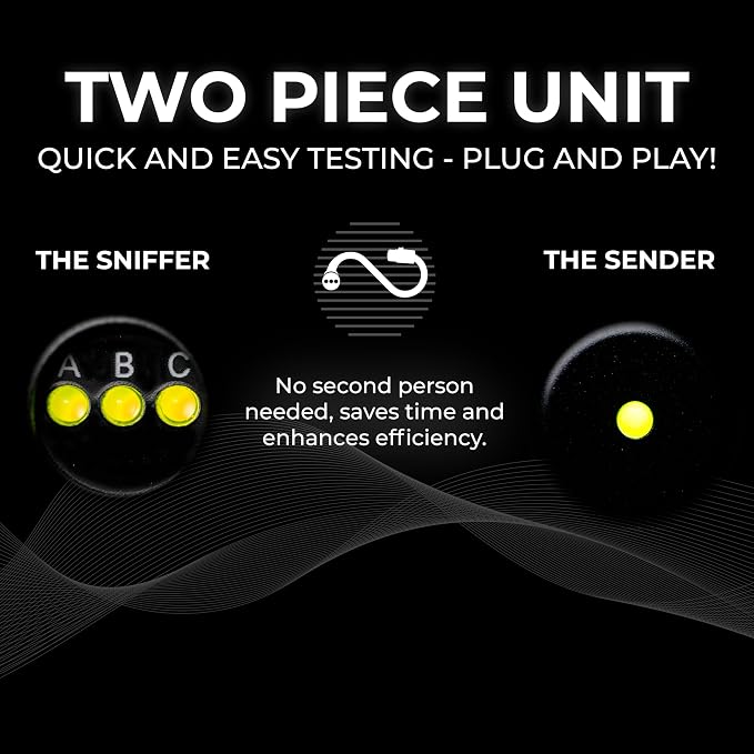 SoundTools XLR Sniffer/Sender – Portable XLR & 3-Pin DMX Cable Tester for Audio Technicians, Quick Diagnostics with LED – Solo Operation, Durable & Compact Design for Stage and Studio Use