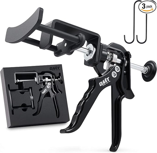 Orion Motor Tech Dual Piston Brake Caliper Compressor, Heavy Duty Brake Piston Compressor Tool for Brake Pad Replacement, Disc Brake Caliper Tool Compatible with Most Cars & Trucks, Black
