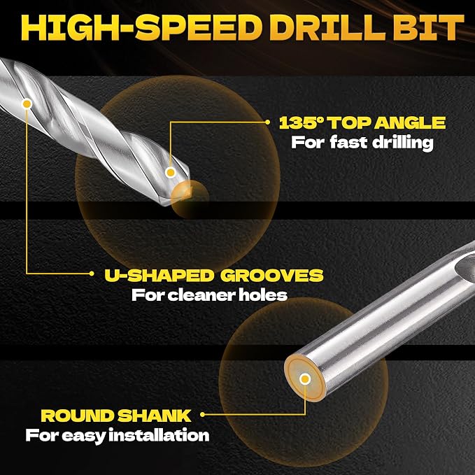 KJE 322PCS Helicoil Thread Repair Kit, Metric (M5-M12) & SAE (1/4"-1/2") Thread Restorer Kit with HSS Drill Bits Taps Thread Inserts Break-Off Tools, Stripped Thread Repair Kit for Automotive