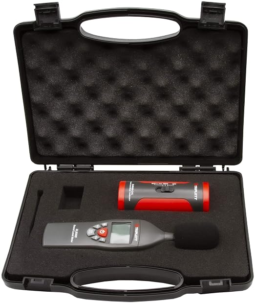 Triplett SLM400-KIT Decibel Sound Level Meter with Calibrator and Certificate of Traceability to NIST, 35 to 130dB