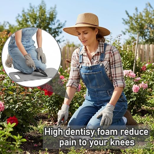 20 Pcs Garden Kneeling Pad, 15.4 x 6.7 Inch, Grey | Waterproof, Comfortable Foam kneeling pad, Stain Resistant, for Gardening, Yoga, Baby Bath, Praying and Exercise