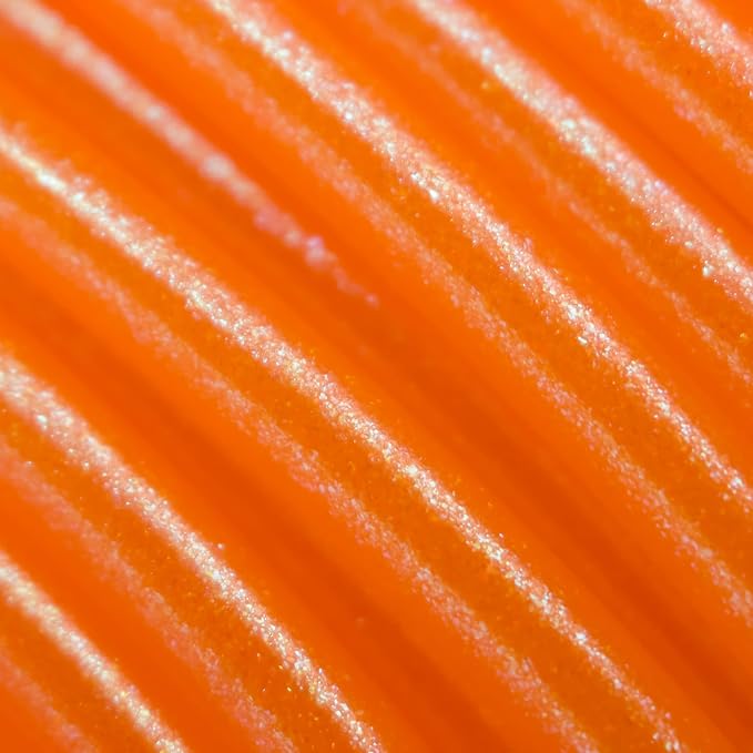 Cookiecad PLA Filament 1.75mm 1kg Iridescent Glitter 3D Printer Filament - Orange Elixir PLA