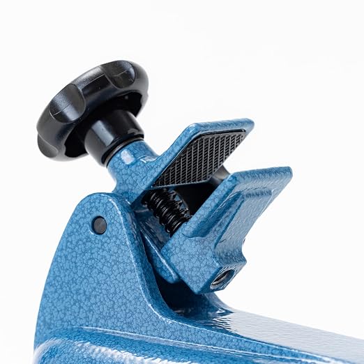 PEC Tools Micrometer Stand, Holder for Micrometer Up to 4" | Non-Slip Clamping Pads, Professional Precision Grade, Cast Iron