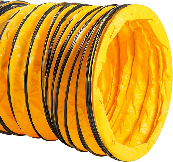 MOUNTO 25FT PVC Flexible Duct Hosing for Exhaust Fan (30inch)