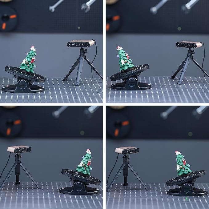 Revopoint Dual Axis Turntable for Accurate 3D Scanning, Easy Capturing Detail-rich 3D Data of Small-Medium Objects