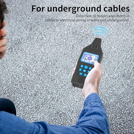 Underground Cable Tester & Circuit Breaker Finder – Professional Anti-Interference Wire Tracer for Buried Cable Locating & Broken Wire Detection