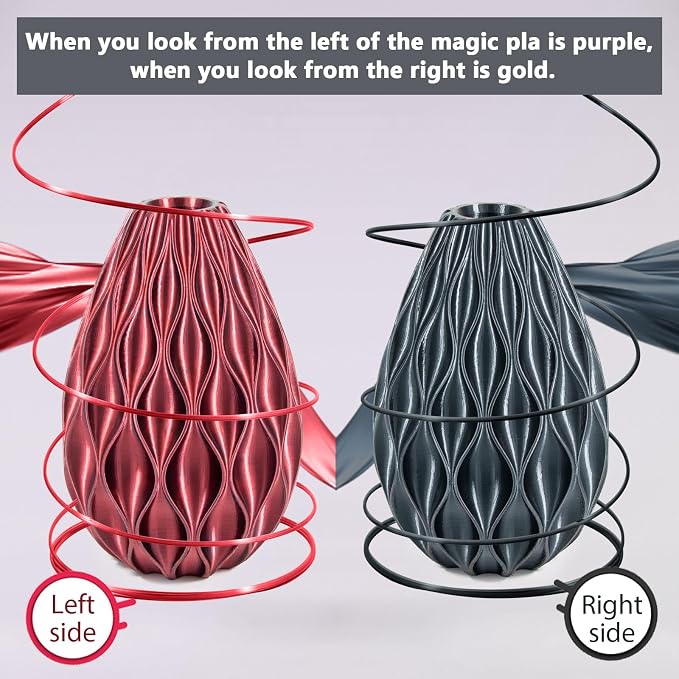 iSANMATE PLA 3D Printer Filament Bundle 12 Rolls,Dual and Triple Color Filament 1.75 mm,6 Triple Color + 6 Dual Color Silk PLA