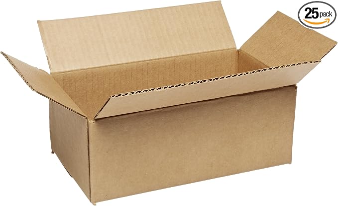 AVIDITI 11 x 6 x 4 Corrugated Cardboard Boxes, Long 11"L x 6"W x 4"H, Pack of 25 | Shipping, Packaging, Moving, Storage Box for Home or Business, Strong Wholesale Bulk Boxes