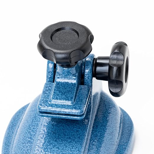 PEC Tools Micrometer Stand, Holder for Micrometer Up to 4" | Non-Slip Clamping Pads, Professional Precision Grade, Cast Iron