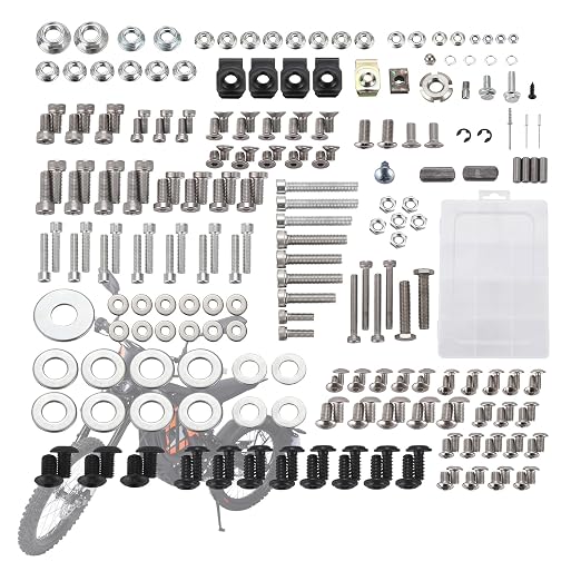 Light Bee Motorcycle Full Body Screws Fairing Bolts Kit Body Screws Nuts for Light Bee Sur-Ron Sur Ron S X260 X160 X260 X160 Electric Bike