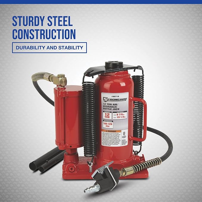 Strongway 12-Ton Air/Hybrid Jack