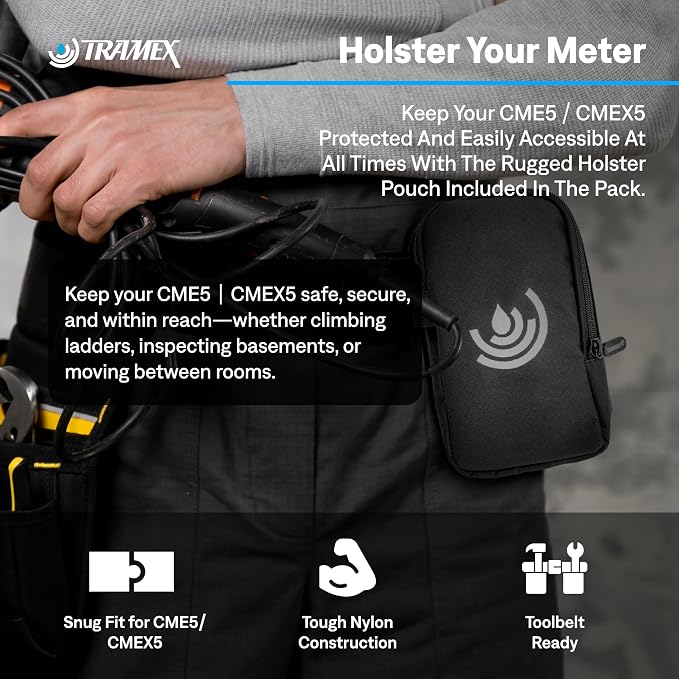 Tramex Accessory Pack for Performing In-Situ Relative Humidity Test in Concrete as Per ATSM F2170 | Reusable Hygro-i2 Probes, Interface Cable, Calibration Salt Check, ¾” Hole Liners & Tool Kit