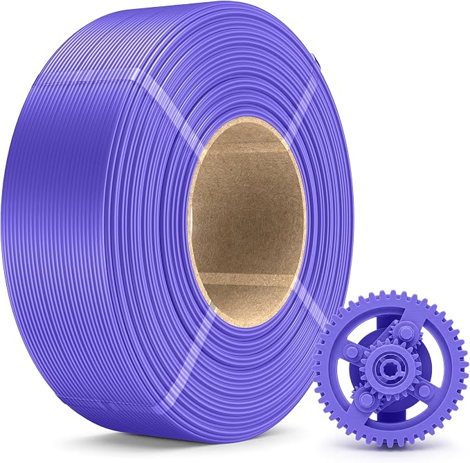 SUNLU PLA+ Refill Filament Refill 1.75mm 1KG, 3D Printer Filament PLA Plus, No-Spool PLA Plus Filament for Reusable Spools Compatible with Bambu Labs Filament, 1KG Roll, Lavender Purple