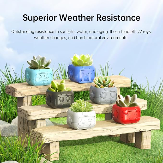ANYCUBIC ASA Filament 1.75mm, Weather & Heat Resistant, 3D Printer Filament Suitable for Printing Outdoor Functional Parts, Dimensional Accuracy +/- 0.02mm, 1KG Spool, Red