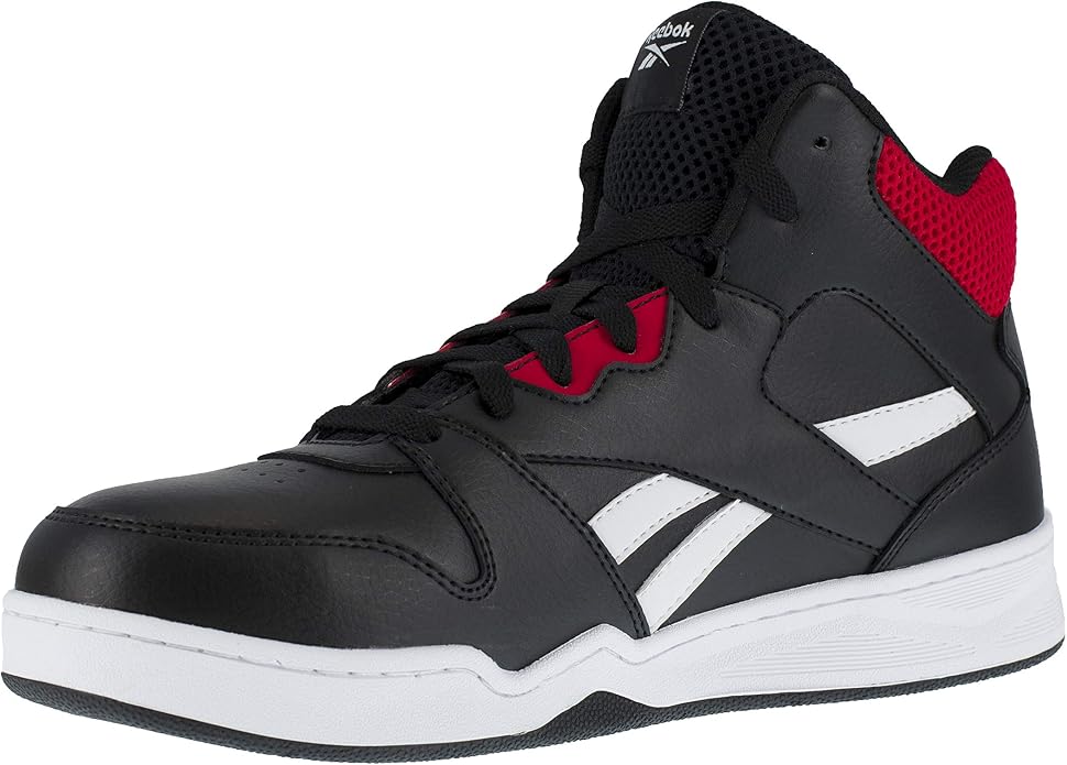 Reebok Work Mens's BB4500 Work High Top Sneaker Black/Red 11.5 X-Wide