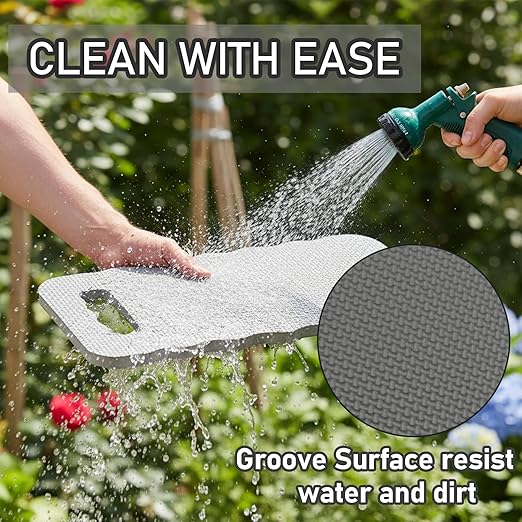 20 Pcs Garden Kneeling Pad, 15.4 x 6.7 Inch, Grey | Waterproof, Comfortable Foam kneeling pad, Stain Resistant, for Gardening, Yoga, Baby Bath, Praying and Exercise
