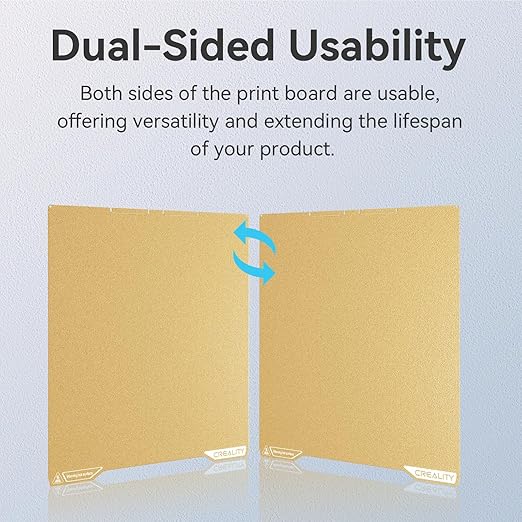 Creality K2 Pro Build Plate Original 325x310mm Dual Side Golden PEI Coating Spring Steel Magnetic K2 Pro Bed Plate Creality 3D Printer PEI Sheet for K2 Pro/K1 Max/Ender 3 V3 Plus