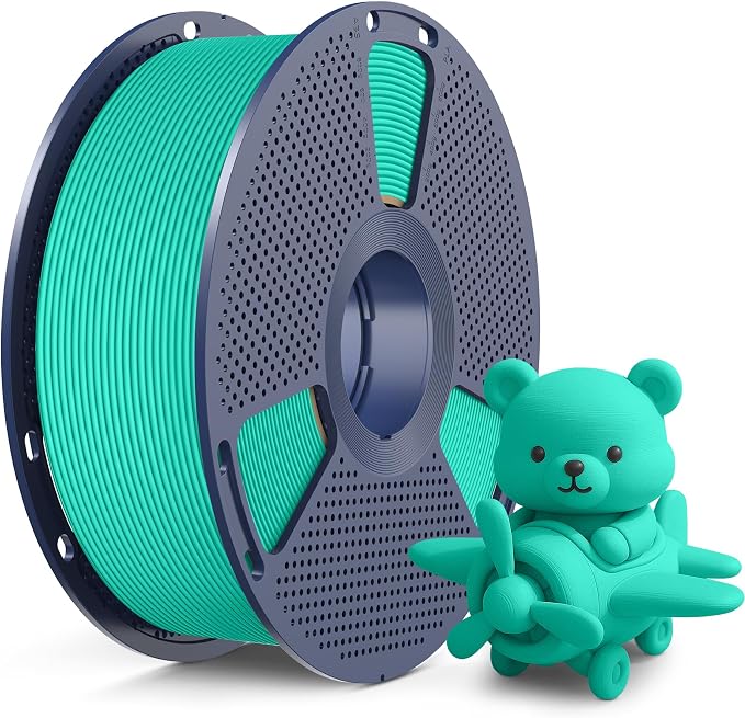 SUNLU High Speed Matte PLA 3D Printer Filament 1.75mm, Matte Mint Green, 1KG