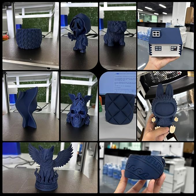 iSANMATE Matte PLA 3D Printing Filament 1.75mm Navy Blue PLA 30-300mm/s 3D Printer Filament 1kg (2.2lbs) for Bambu Lab 3D Printers,AMS,AMSLite