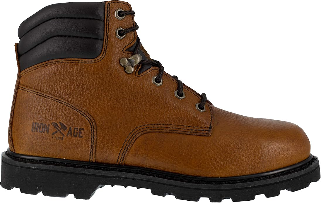 Iron Age Men's Safety 6" Backhoe Electrical Hazard Steel Toe Work Boots