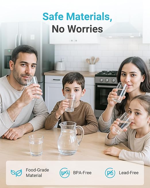 AQUA CREST F-2000 Water Filter, Replacement for InSinkErator® F-1000 Water Filter, F-2000, AquaPure AP Easy C-Complete, Reduces Chlorine, Bad Taste & Odor, NSF/ANSI 42 Certified, 3 Pack