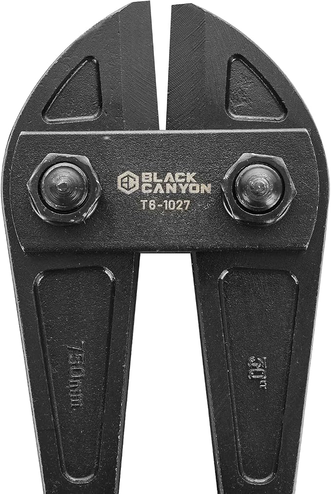 BLACK CANYON Heavy-Duty Bolt Cutter, Padlock cutter, 30 in, Cr-Mn steel, rust-proof&durable, PVC-coated handles, Non-slip Grip, for removing bolt, quickly cutting metal, chains