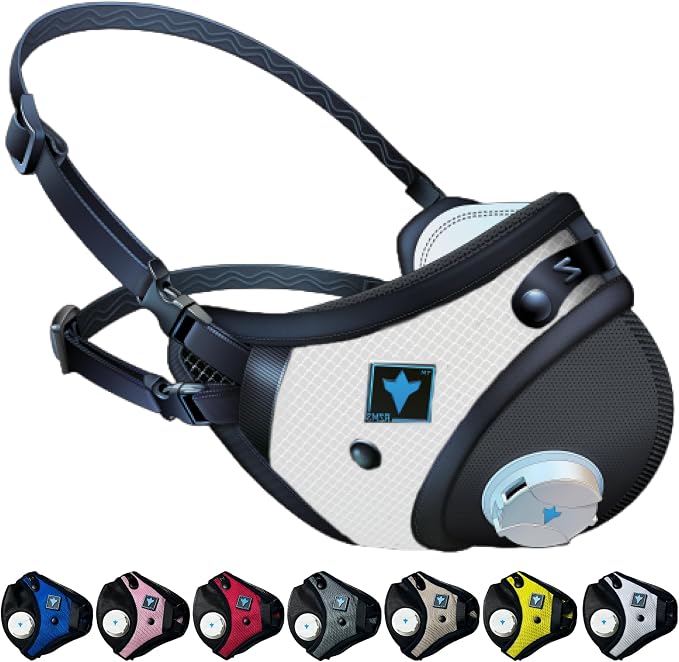 RZ Mask RZM3 - Patented Dust Mask w/ 99.9% Carbon Filtration, Anti Fogging, 360° Seal with 3 Straps, 50% Better Breathability