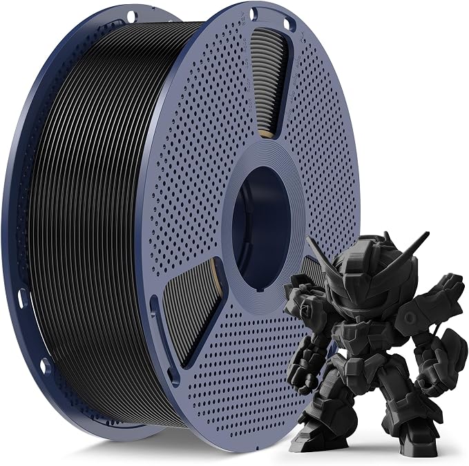 SUNLU High Speed PLA Filament 1.75mm, Meta Black 1KG Spool | ±0.02mm accuracy, tough impact resistant, neat wound no tangles, fits FDM printers, PLA Meta 1.75mm black 1KG (2.2lbs)